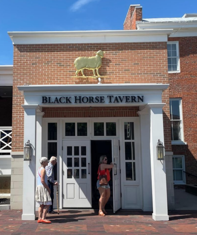 BLACK HORSE TAVERN IS ADJACENT TO THE GOLDEN LAMB